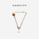 CASETIFY Essentials 多功能背帶配皮革耳機(jī)保護(hù)殼 適用于AirPods Pro一代 耳機(jī)保護(hù)殼/套 多功能背帶配皮革耳機(jī)保護(hù)殼