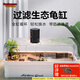 Barbarous Growth烏龜缸養(yǎng)龜生態(tài)缸帶曬臺(tái)家養(yǎng)巴西龜專用過(guò)濾缸飼養(yǎng)殖箱 白色大號(hào)