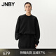 JNBY/江南布衣春秋連衣裙氣質(zhì)棉質(zhì)圓領(lǐng)長(cháng)袖通勤風(fēng)優(yōu)雅短裙5O2G11580 001/本黑 S