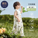 蒂樂嬰兒睡袋竹棉紗布夏季薄款寶寶無袖背心式新生兒童防踢被神器 夏季（適用28℃以上）艾克熊貓 【90碼】（身高85cm內(nèi)蓋住腳）