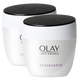 玉蘭油（OLAY）細滑活膚抗皺菁華霜50g提拉緊致補水保濕滋潤抗皺秋冬面霜 2瓶