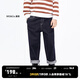 little MO&Co.little moco童裝23秋裝新款男女童直筒長褲牛仔褲百搭KBC3JEN001 牛仔藍(lán)色2 120 120/53