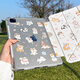 zoyu iPad Pro保護(hù)套Air7/6保護(hù)殼適用蘋果11英寸2025平板iPad11亞克力第10代帶筆槽Y折防彎mini7透明 毛絨朋友【配鋼化膜】 2022/2021款Pro11英寸