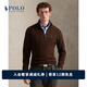 Polo Ralph Lauren 拉夫勞倫  男裝 25年秋季絞花編結針織衫RL100091 200-深棕色 M 偏小