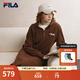 FILA 斐樂(lè )官方連衣裙2025年秋季新品長(cháng)款連帽打底衛衣長(cháng)裙子 復古咖-DK L 170/88A/L