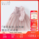 戴維貝拉兒童連衣裙春裝女童公主裙女寶洋氣網(wǎng)紗裙子童裝