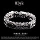 IDee  CREATIVE IDER FOR YOU法國(guó)IDee愛(ài)意相扣情侶手鏈男女潮牌個(gè)性時(shí)尚手環(huán)復(fù)古風(fēng)配飾禮物 男款 鏈長(zhǎng)22+5cm 寬0.6cm
