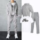 耐克（NIKE）男裝運(yùn)動(dòng)套裝25新款簡約經(jīng)典夾克衛(wèi)衣透氣T恤休閑長褲 三件套 氣質(zhì)三件套 M/170