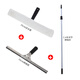 白云清潔（baiyun cleaning）AF05003 玻璃清潔套裝 （2.4米雙節(jié)桿+35CM玻璃刮+35CM涂水器）