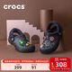 卡駱馳（CROCS）秋冬新品休閑鞋秋冬洞洞鞋貝雅暖絨暖棉|206633 黑/黑-060 (建議買(mǎi)大一碼) 39 (240mm)