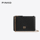 PINKO【品高】女包V形絎縫單肩手提斜挎燕子包禮物100455A0GK