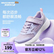 Skechers斯凱奇兒童運動鞋春夏男女童魔術(shù)貼休閑鞋中大童跑步鞋405315L 【透氣款】女童-薰衣草色/LAV 34