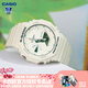 卡西歐（CASIO）【七夕禮物】手表女G-SHOCK獨角獸中性農(nóng)家橡樹潮流運動電子表 GMA-S2100GA-7夏日薄荷米白-推薦