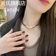 炎氏黃金月牙吊墜女999足金小眾歐美5D硬金彎管項(xiàng)鏈鎖骨鏈高級(jí)感掛墜 大號(hào)足金月牙鎖骨鏈約5.2g