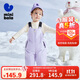 迷你巴拉（minibala）男女童拒水防油污防風(fēng)冬新品背帶長(cháng)褲【三防羽絨褲】