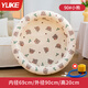 羽克（Yuke）兒童充氣游泳池家用加厚款寶寶嬰兒游泳桶室內(nèi)折疊大號(hào)泡澡桶泳池 小熊泳池90碼+充氣泵 加厚款-收藏加購(gòu)優(yōu)先發(fā)貨