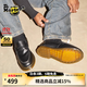 馬丁博士（Dr.Martens）Penton英倫男女早秋舒適一腳蹬光面皮黑色樂(lè )福皮鞋 黑色 36