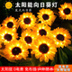 南極故事戶(hù)外太陽(yáng)能向日葵花燈庭院花園草坪裝飾地插燈仿真景觀(guān)植物氛圍燈 三頭款-太陽(yáng)能向日葵燈