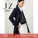 玖姿（JUZUI）商場(chǎng)同款通勤職業(yè)風(fēng)外套風(fēng)衣女秋款JWDQ41302 丈青 XL
