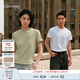 Calvin KleinJeans25春夏男女情侶休閑簡約ck字母純色純棉針織短袖T恤4RAB200
