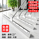 島香地面刮水器商用地刮大號硅膠拖把衛生間地掛酒店推刮家用地板刮刀 80CM耐磨升級硅膠款【整套】