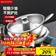 美廚（maxcook）304不銹鋼炒鍋 帶蓋鍋具32cm三層鋼鍋 電磁爐燃氣爐通用MCGU-YY32