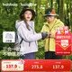 巴拉巴拉【風(fēng)殼衣】童裝兒童薄外套男女童上衣2025秋裝防水搖粒絨兩件套潮 粉紫70011 160