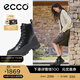 愛(ài)步（ECCO）【Natacha聯(lián)名】馬丁靴女 厚底增高女靴 革新214853 黑色21485301001 40