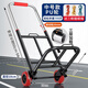 派迎手拉車小推車可折疊購物車搬運(yùn)拖車家用拉貨買菜小拉桿車-中號