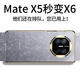 圣曼帝 華為matex5手機殼華為x5典藏版折疊屏保護套新款高端超薄ag磨砂鏡頭全包防摔matex3男女款外殼 高清款【星云灰】殼膜一體-超薄裸機感-秒變X6 華為matex5/典藏版通用