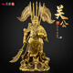 銅關(guān)公擺件客廳家用供奉神像公司關(guān)二爺武財神店鋪大號黃銅關(guān)公像 28號提刀九龍關(guān)公
