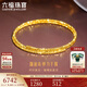 六福珠寶 光影金足金蹦迪珠黃金手鐲金珠彈力手鐲 計價(jià) 約6.47克