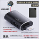 XARO適用iPhone13 14ProMax蘋(píng)果16手機OTG外接移動(dòng)硬盤(pán)連接固態(tài)硬盤(pán)ipad讀取U盤(pán)USB轉換器OTG轉接頭 黑色【適用蘋(píng)果lighting接口】OTG二合一