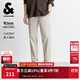 杰克·瓊斯（JACK&JONES）25年男裝秋季休閑褲男百搭松緊腰商務(wù)長(cháng)褲萊賽爾親膚品牌褲子男士 025石灰色 長(cháng)褲 松緊腰頭 31 175