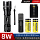 神火（SupFire）L6手電筒強(qiáng)光26650可充電LED超亮聚光遠(yuǎn)射夜騎探險(xiǎn)家用戶外防水燈 L6-R5：8瓦/2電池配置(3500mAh)