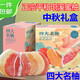 四大名柚正宗福建平和管溪紅心蜜柚紅肉新鮮現摘三紅柚中秋禮盒裝 四大名柚 8-9斤彩裝（紅柚 三紅柚 白柚 黃柚 各一個(gè)）