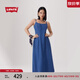 Levi's【商場(chǎng)同款】李維斯25年春夏新款女士吊帶牛仔連衣裙003U1 藍(lán)色 S