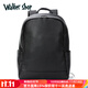 Walker Shop高檔雙肩包時(shí)尚頭層牛皮商務(wù)電腦包大容量旅行背包 黑色 (29*13*40CM)