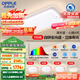歐普（OPPLE）護眼全光譜吸頂燈客廳燈LED滿(mǎn)天星高亮線(xiàn)條簡(jiǎn)約奶油風(fēng)包安裝套餐1