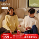 ubras純色舒適柔軟水果全棉家居服睡衣女短袖長(cháng)褲短褲套裝情侶款軟棉棉 【長(cháng)袖長(cháng)褲】男款-米白色 L
