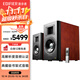 漫步者（EDIFIER）AIRPULSE A300 書(shū)架式立體聲有源音箱2.0 高保真音響 電視音響 家庭影院 櫻桃紅