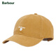 Barbour Cascade男女同款四季可調(diào)節(jié)鴨舌帽Logo帽子 淺卡其色 均碼 （54-60cm）