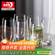 青蘋(píng)果玻璃杯家用待客杯子喝水綠茶杯果汁牛奶啤酒杯525ml茶水杯六只裝 