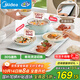 美的（Midea）折疊暖菜板 飯菜保溫板熱菜板 加熱桌墊 纖薄機身家用多功能 暖奶暖茶溫酒 雙區獨立控溫HBU6038FZ
