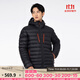 迪卡儂（DECATHLON）男女羽絨服內膽加厚連帽保暖常規款外套面包服輕薄羽絨服 男款-黑色 L
