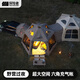 探險者（TAN XIAN ZHE）鳥(niǎo)巢2.0 汽車(chē)車(chē)尾充氣棉布帳篷露營(yíng)戶(hù)外野營(yíng)過(guò)夜全系電車(chē)suv通用 【鳥(niǎo)巢充氣帳篷2.0】200D科技棉 松果棕