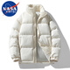 NASA MARVEL棉衣男棉服冬季面包服外套百搭加厚戶外情侶裝立領(lǐng)夾克棉襖子