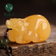胖東來(lái)同款黃龍玉手把件貔貅金絲玉昆侖黃玉單吊墜和田玉糖玉代購 青白