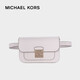 邁克.科爾斯（MICHAEL KORS）女神節(jié)禮物mk女包Sloan Editor牛皮翻蓋腰包35R3GS9N1L LTCREAM