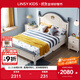 LINSY KIDS林氏家居兒童床男孩單人床實(shí)木腳臥室家具組合套裝LS196A9-A A兒童床+CDK103B床墊 1500mm*2000mm